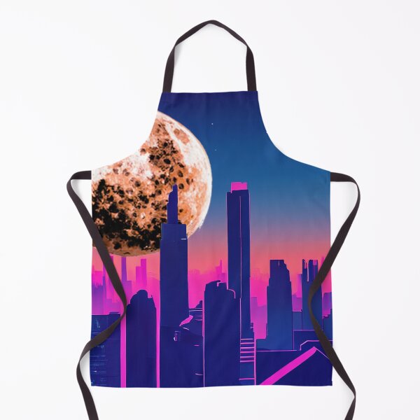 Item preview, Neon Crumpet Moonrise Over City designed and sold by LionBrew.