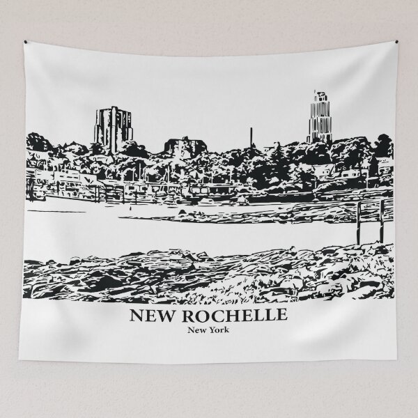 Item preview, New Rochelle - New York designed and sold by Lakeric Cityscapes.