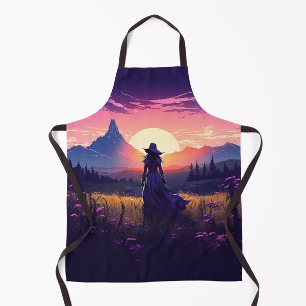 Item preview, Oregon Summer, vivid, vector art, western, twilight, beautiful nature, woman designed and sold by slemfiskz.