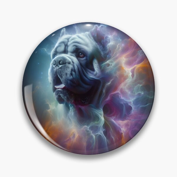 Artikelvorschau, French Mastiff Dreams in Spectral Hues entworfen und verkauft von PawspectCreate.