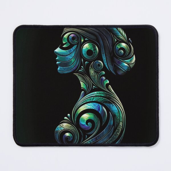 Item preview, Maori Woman Paua Silhouette designed and sold by Traci Coxhead.