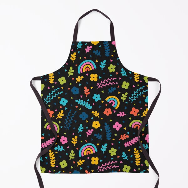Item preview, Colorful Flower Leaves Rainbow Triangle ; Bohemian Pattern designed and sold by PatternInArt.