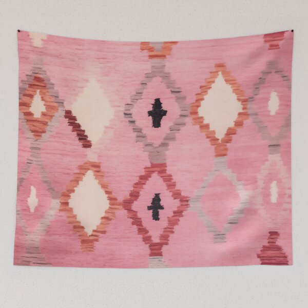 Item preview, Moroccan Berber Rug Design No.58 - Multicolor, Pink designed and sold by Zoltan Ratko.
