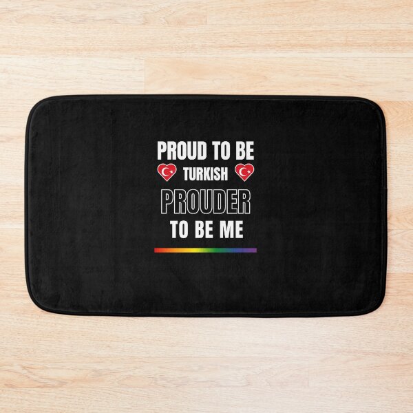 Item preview, LGBTQ Proud To Be Turkish, Prouder To Be Me T-Shirt, Turkish T-Shirt, Turkey Flag Tees, Rainbow Stripe T-Shirt, Support Turkey Tees, Sport Tees, Pride Tees, Turkish Flag Heart, designed and sold by PrideBeProud.