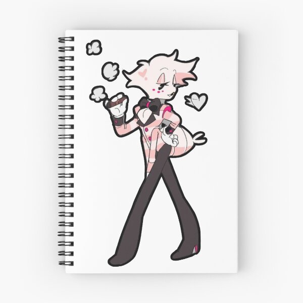 Item preview, AngelDust Cute Hazbin Hotel Sticker Valentine Heart Tshirt designed and sold by WartortleFr3ak.
