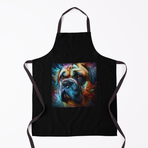 Item preview, French Mastiff Whimsy in Spectral Tones designed and sold by PawspectCreate.