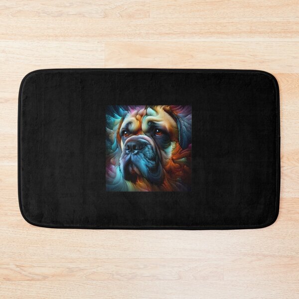 Item preview, French Mastiff Whimsy in Spectral Tones designed and sold by PawspectCreate.