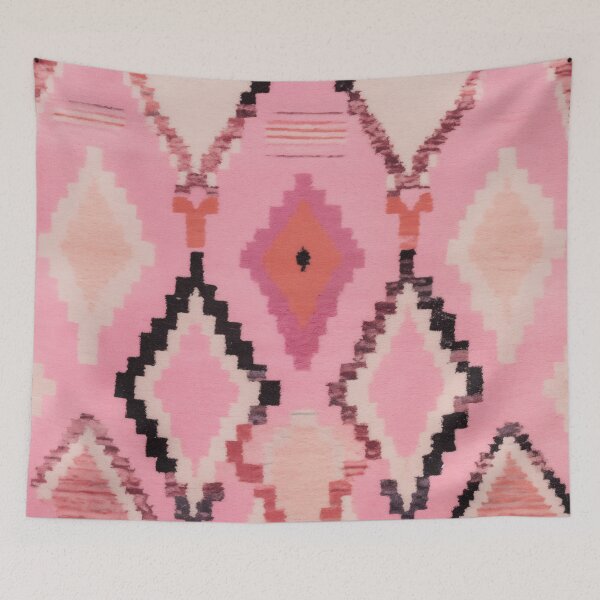 Item preview, Moroccan Berber Rug Design No.59 - Multicolor, Pink designed and sold by Zoltan Ratko.