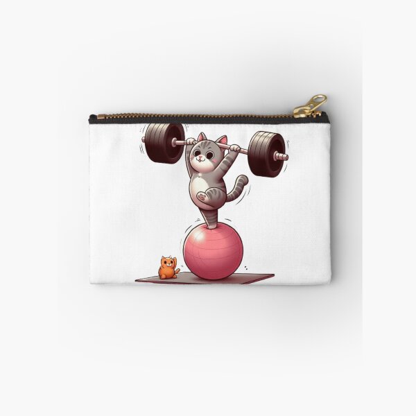 Item preview, Cat lifting weights designed and sold by TomFitCL.