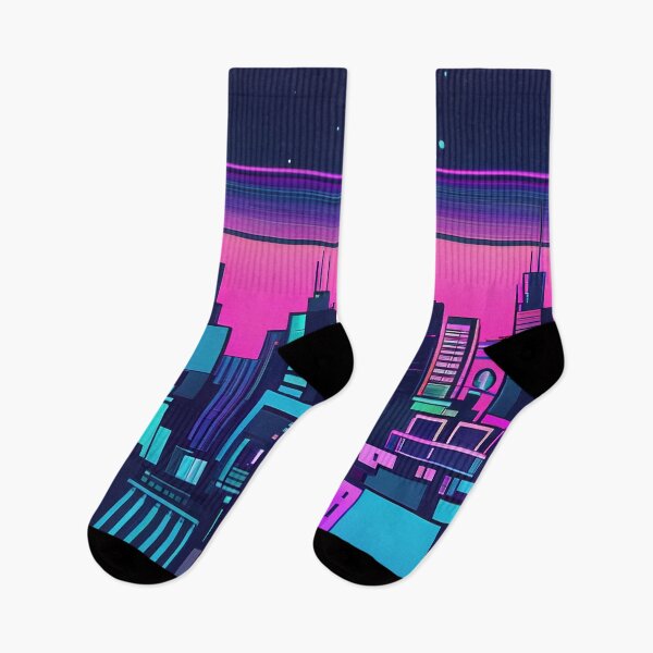 Item preview, Neon Crumpet Moonrise Over City designed and sold by LionBrew.