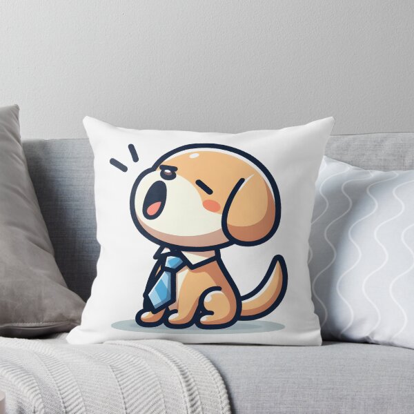Item preview, Kawaii Dog With Necktie designed and sold by CanvasCutie.