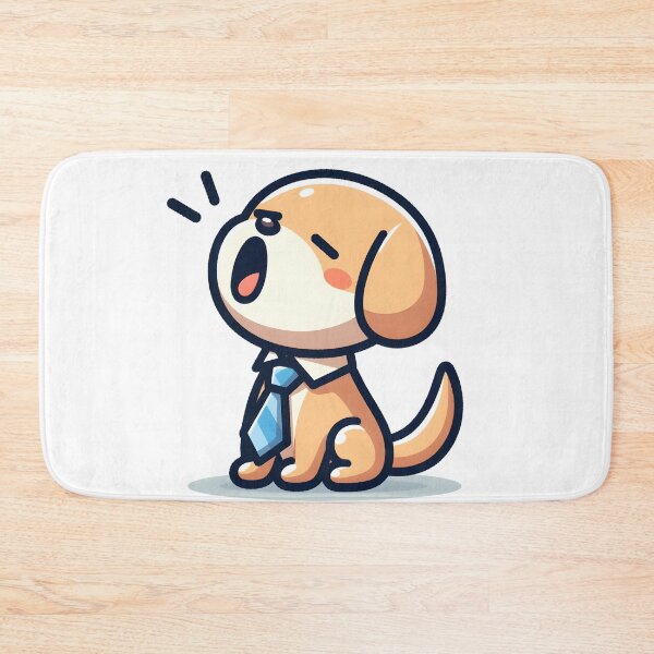 Item preview, Kawaii Dog With Necktie designed and sold by CanvasCutie.