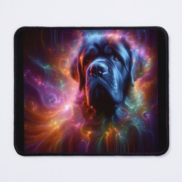 Item preview, French Mastiff Whirlwind in Spectral Hues designed and sold by PawspectCreate.