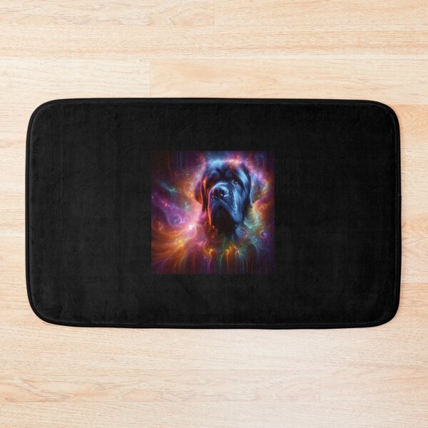 Item preview, French Mastiff Whirlwind in Spectral Hues designed and sold by PawspectCreate.