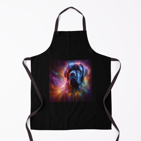 Item preview, French Mastiff Whirlwind in Spectral Hues designed and sold by PawspectCreate.