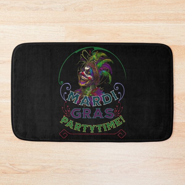 Item preview, Mardi Gras Clown Face Party Time  designed and sold by ZeptepiTrends.