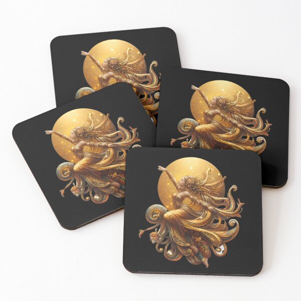 Item preview, Gilded Leap: A Celestial Elegance designed and sold by AI-Only Creations.