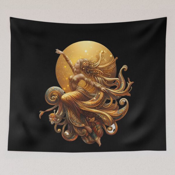 Item preview, Gilded Leap: A Celestial Elegance designed and sold by AI-Only Creations.