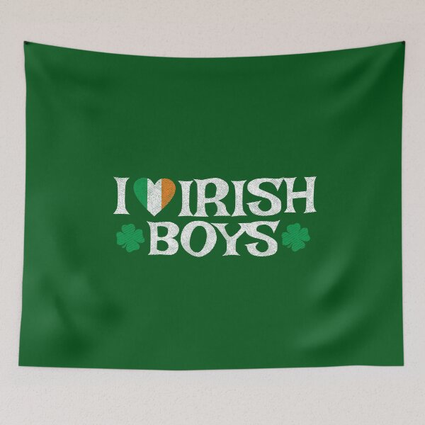 Item preview, St Patricks Day I Love Irish Boys Heart Shamrock Funny designed and sold by alenaz.