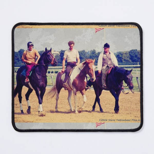 Item preview, C2024 Steve Yellowbear Fine Art Painting SEATTLE SLEW and HIS FRIENDS designed and sold by SteveYellowbear.