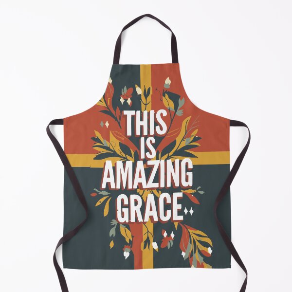 Item preview, Christian Amazing Grace: Minimalist Conceptual Art - Vibrant Typography Illustration designed and sold by HahaHandlesHub.