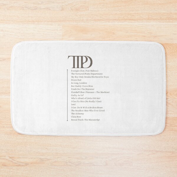 Artikelvorschau, Tracks – The Tortured Poets Department (Inoffizieller Merch) entworfen und verkauft von MsGraphicaIllus.