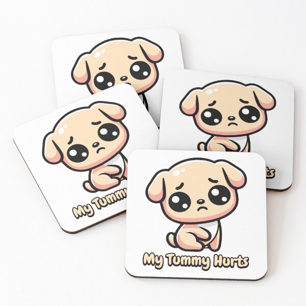 Item preview, My Tummy Hurts But Im Being Really Brave About It Cute Dog designed and sold by PMCreative.
