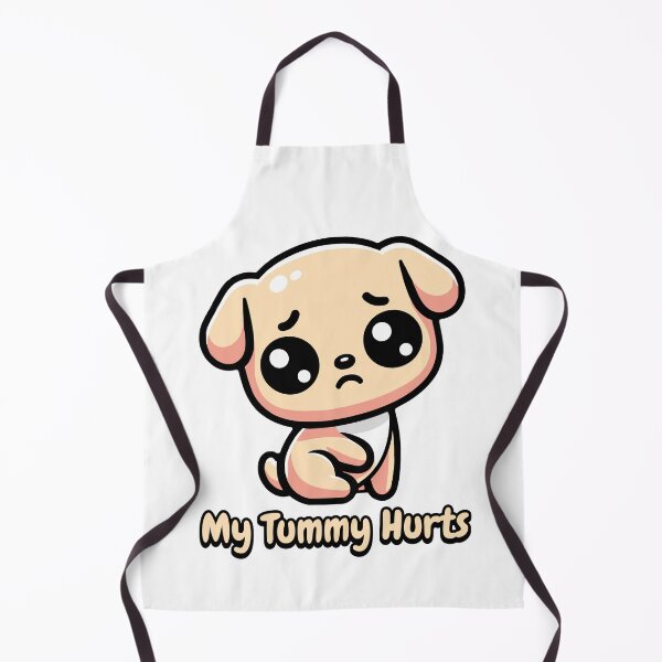 Item preview, My Tummy Hurts But Im Being Really Brave About It Cute Dog designed and sold by PMCreative.