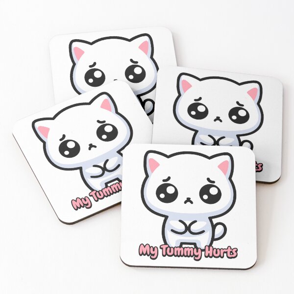 Item preview, My Tummy Hurts But Im Being Really Brave About It Cute Cat designed and sold by PMCreative.