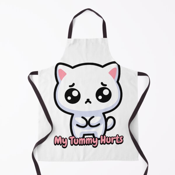 Item preview, My Tummy Hurts But Im Being Really Brave About It Cute Cat designed and sold by PMCreative.