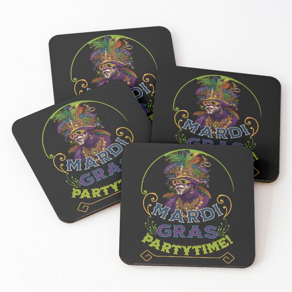 Item preview, Mardi Gras Voodoo Witchdoctor Party Time designed and sold by ZeptepiTrends.