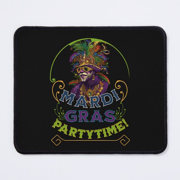 Item preview, Mardi Gras Voodoo Witchdoctor Party Time designed and sold by ZeptepiTrends.