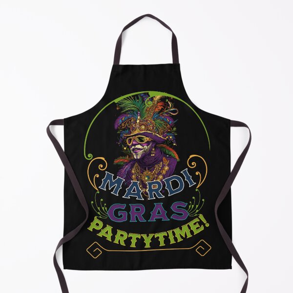 Item preview, Mardi Gras Voodoo Witchdoctor Party Time designed and sold by ZeptepiTrends.