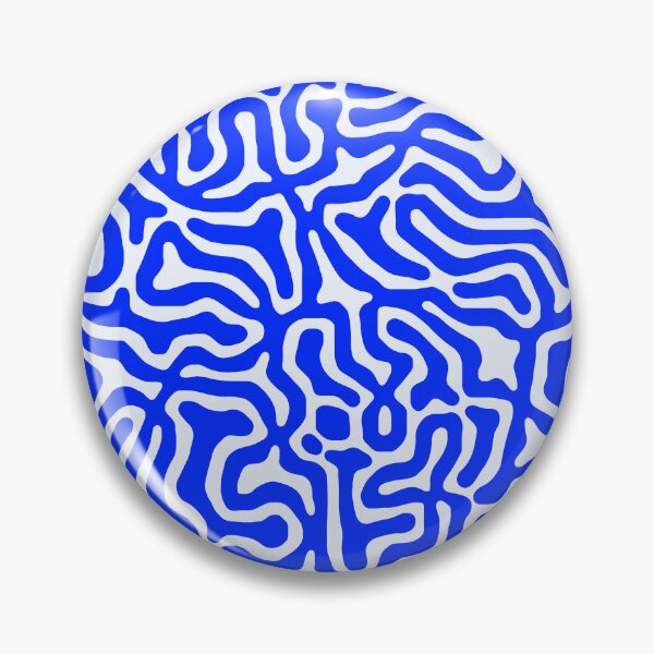 Item preview, Blue Organic Liquid Lines Abstract Pattern Design designed and sold by patternsoup.