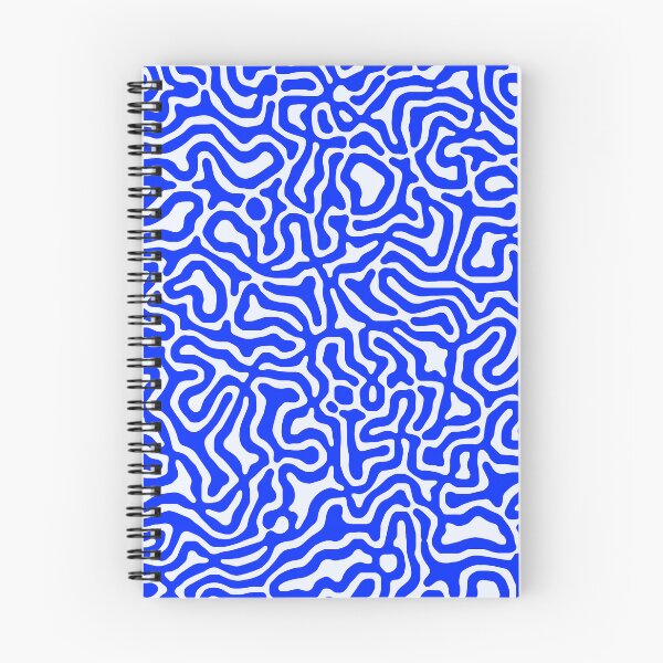 Item preview, Blue Organic Liquid Lines Abstract Pattern Design designed and sold by patternsoup.