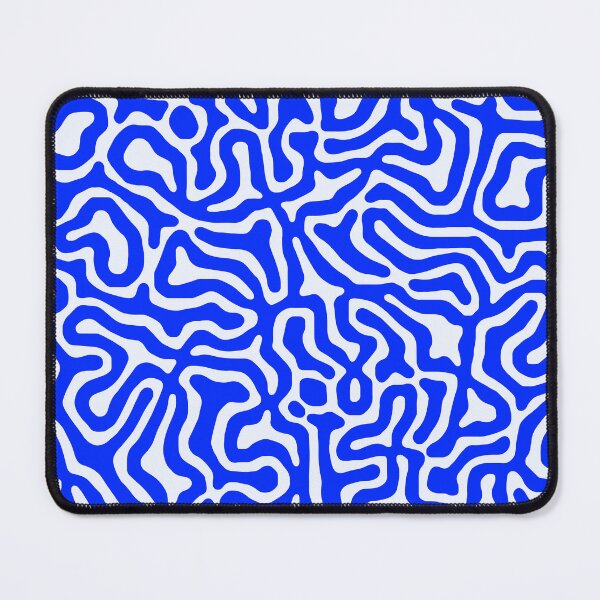 Item preview, Blue Organic Liquid Lines Abstract Pattern Design designed and sold by patternsoup.