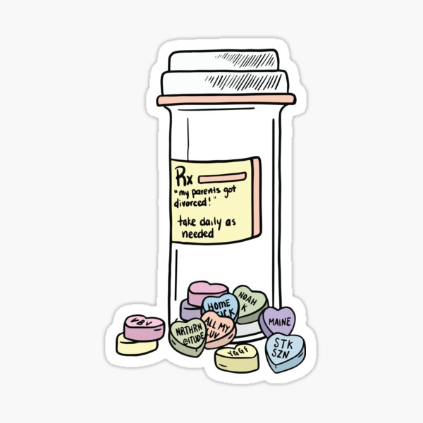 Item preview, Conversation Hearts RX designed and sold by graphicsbytave.