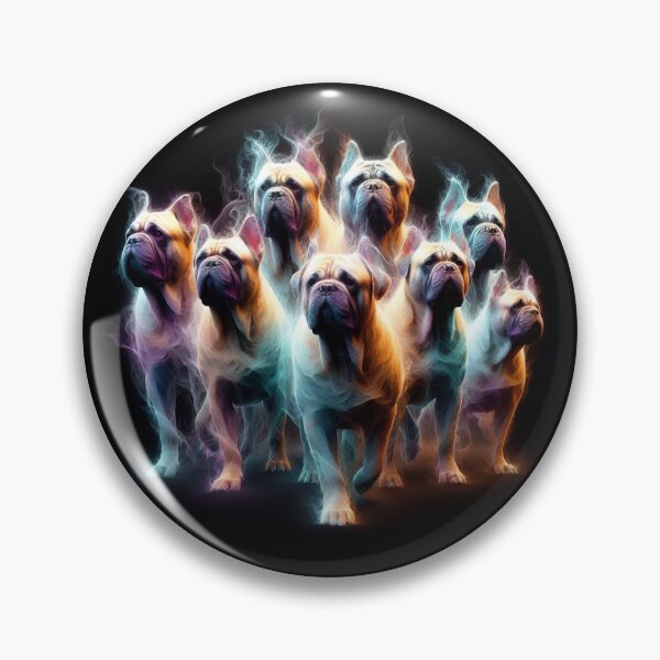 Artikelvorschau, Radiant Spectral French Mastiff Beauty entworfen und verkauft von PawspectCreate.