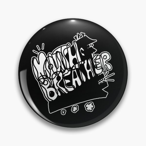 Item preview, Dark and Gritty MOUTH BREATHER funky head graffiti text designed and sold by Michael Stewart.