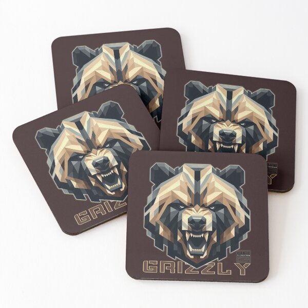 Item preview, grizzly - wild nature collection designed and sold by Cabrasco.