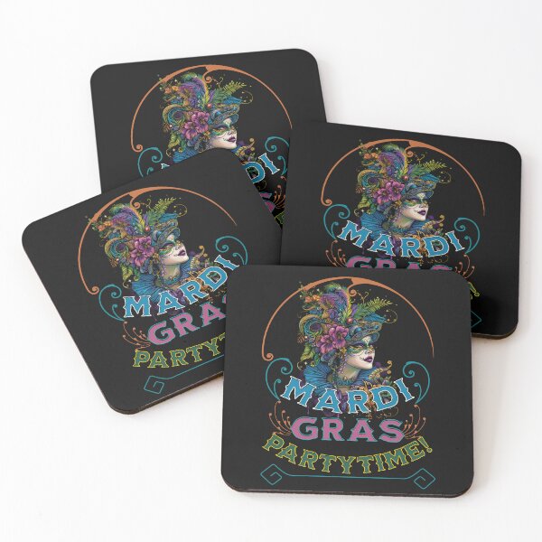 Item preview, Mardi Gras Queen Party Time designed and sold by ZeptepiTrends.