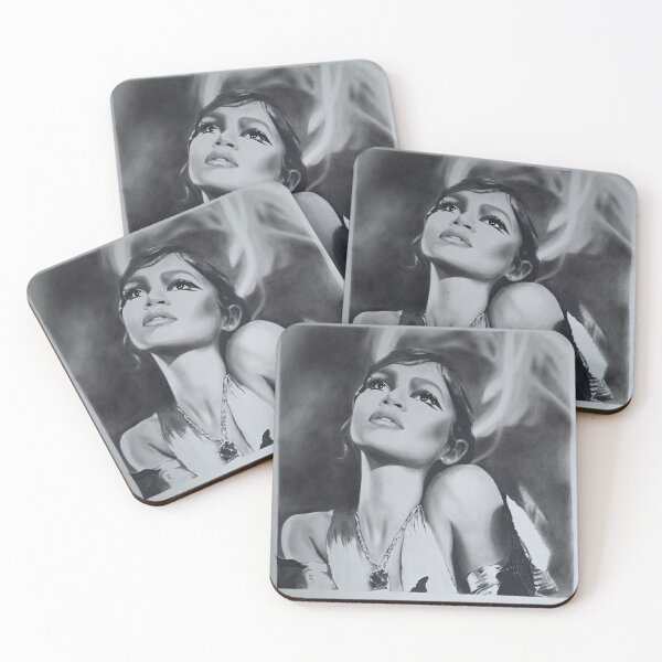 Item preview, Zendaya (from Vogue Italia) Charcoal Drawing designed and sold by BethFolArt.