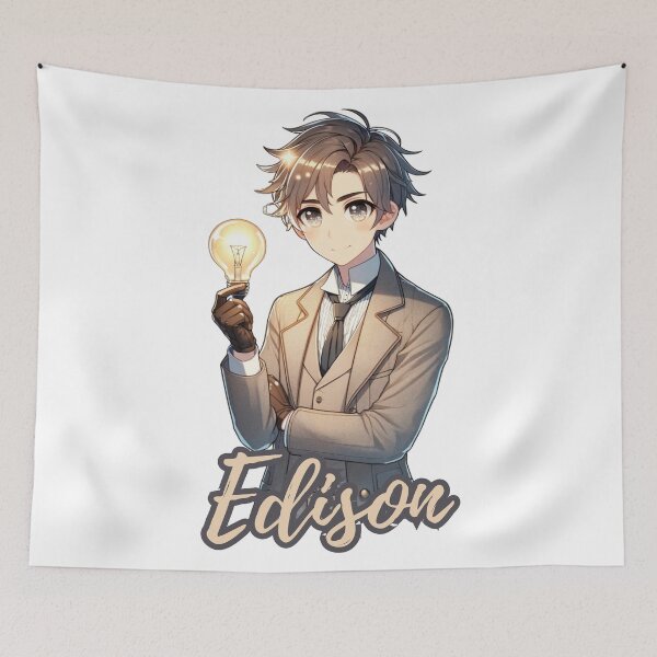 Item preview, Thomas Edison inventor de la bombilla Bombilla designed and sold by kylmllr101684.