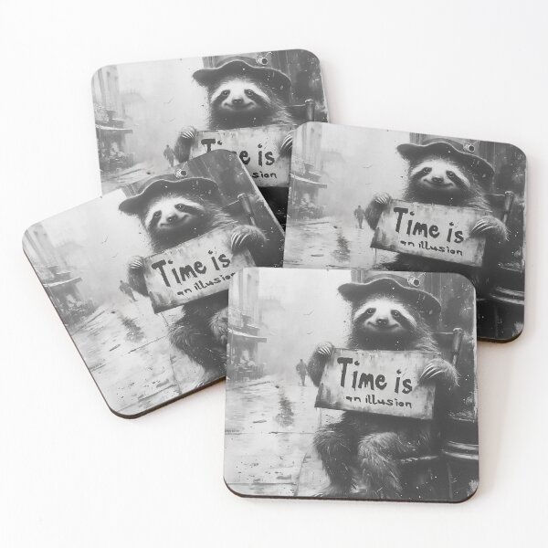 Item preview, A funny sloth with a signboard designed and sold by GIULIO OLDRATI.