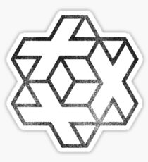 IsoCross - Black Sticker