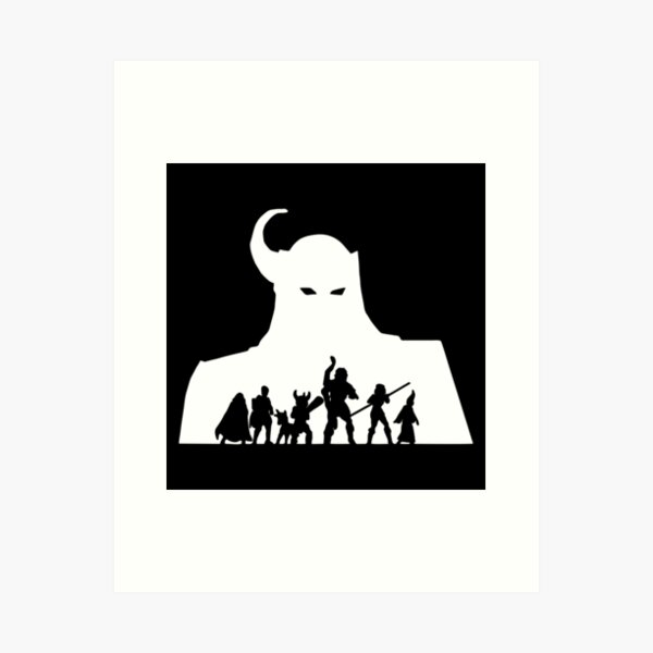 Dungeons Warriors Art Print