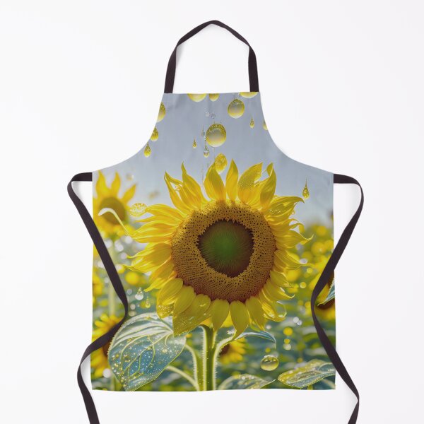 Item preview,  Bright sunflowers with golden accents designed and sold by MarionsArt.