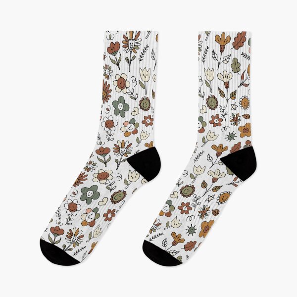 Item preview, Flower Leaves Sun Star Heart ; Bohemian Pattern designed and sold by PatternInArt.