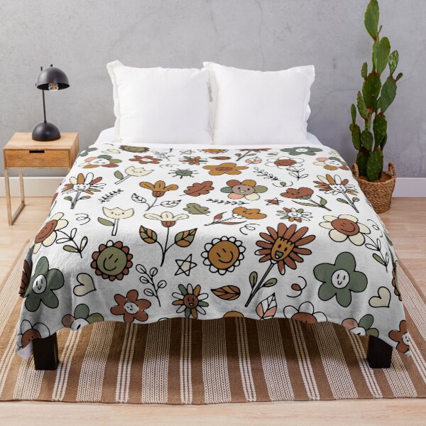 Item preview, Flower Leaves Sun Star Heart ; Bohemian Pattern designed and sold by PatternInArt.