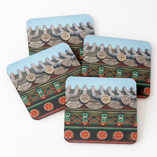 Item preview, Hand coloured roof rafts, Korea. designed and sold by Postertale.